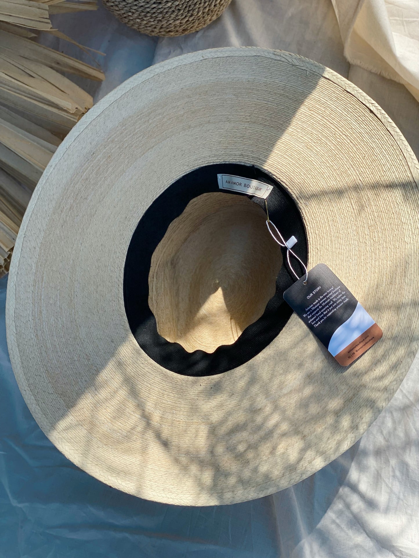 Wide Brim Playa Sombrero - Ivory